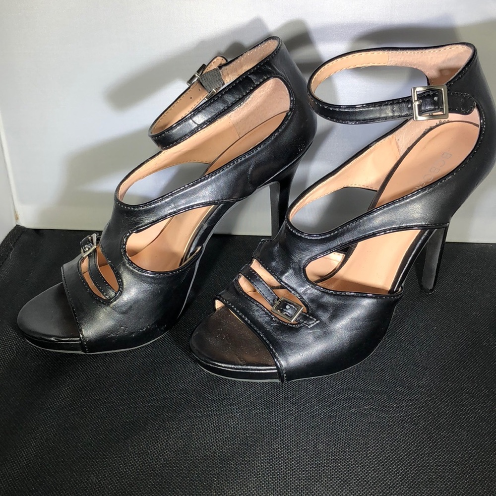 BCBG Black High Heel Sandals